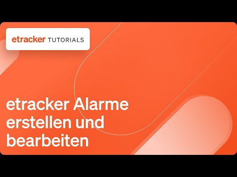 etracker Alarm Funktion: Automatisch bei KPI Schwankungen informiert werden