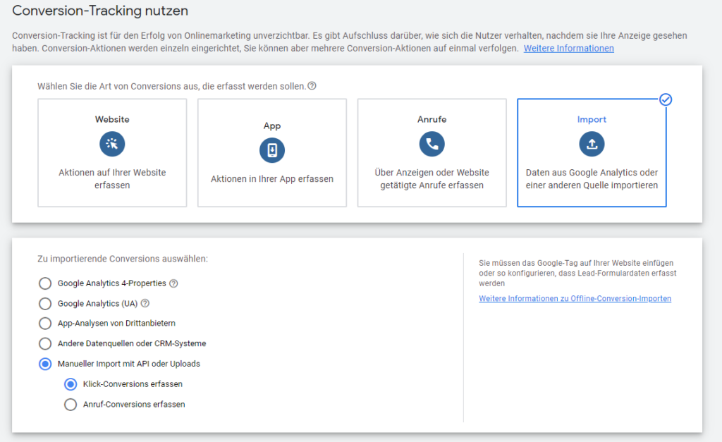 Conversion-Tracking nutzen