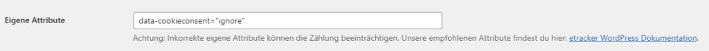 eigene Attribute WordPress Plugin