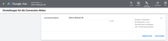 Google Ads Einstellungen
