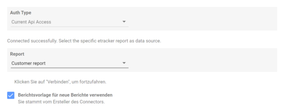 Report Selection