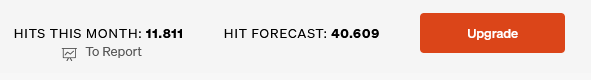 Hit forecast in etracker analytics