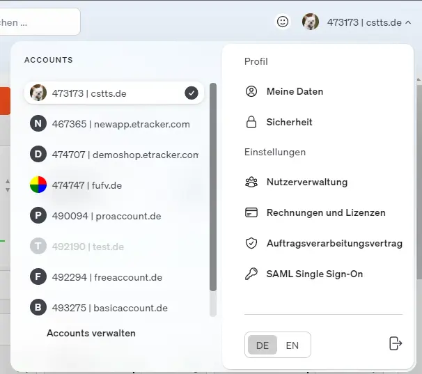 Darstellung der eigenen Icons in etracker analytics