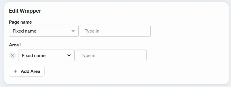 Set up the wrapper in the etracker tag manager here