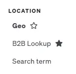 Screenshot Marking reports as favorites