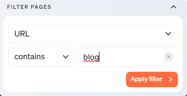Screenshot etracker analytics application segmentation