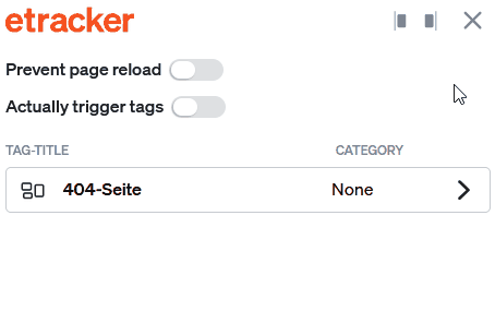 Execute tag manually in debug mode
