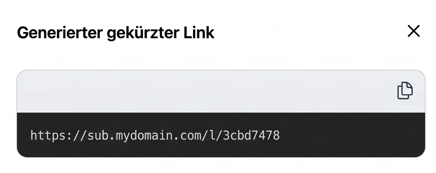 Screenshot etracker analytics gekürzet URL